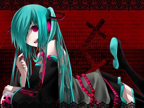 zatsune miku|red hatsune miku.